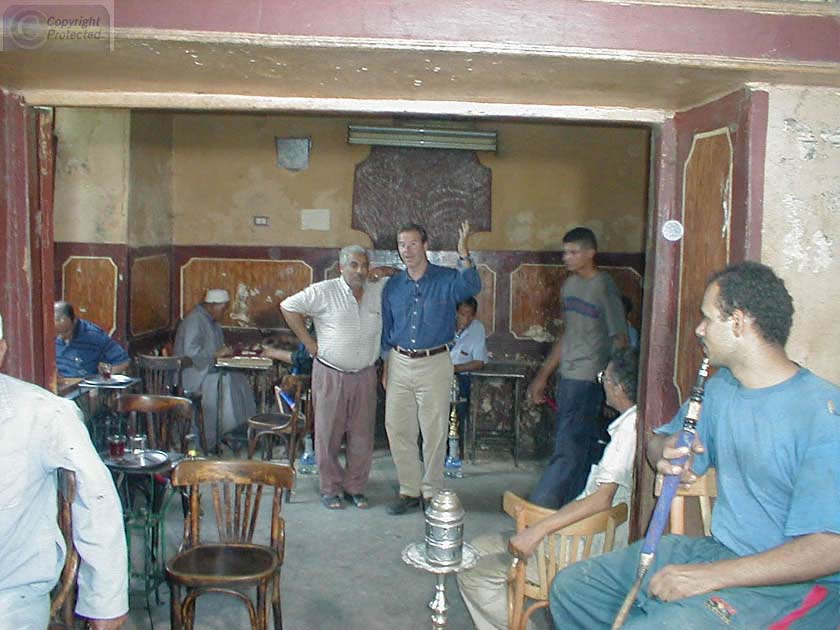 Inside a Cairo Café